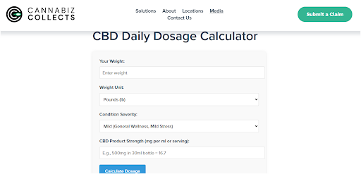 What Is A CBD Daily Dosage Calculator And How Does It Work