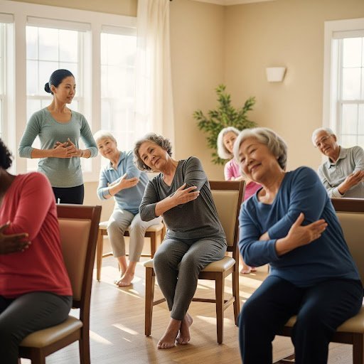 Chair Yoga for Seniors: Unlocking Flexibility and Peace from the Comfort of Your Seat