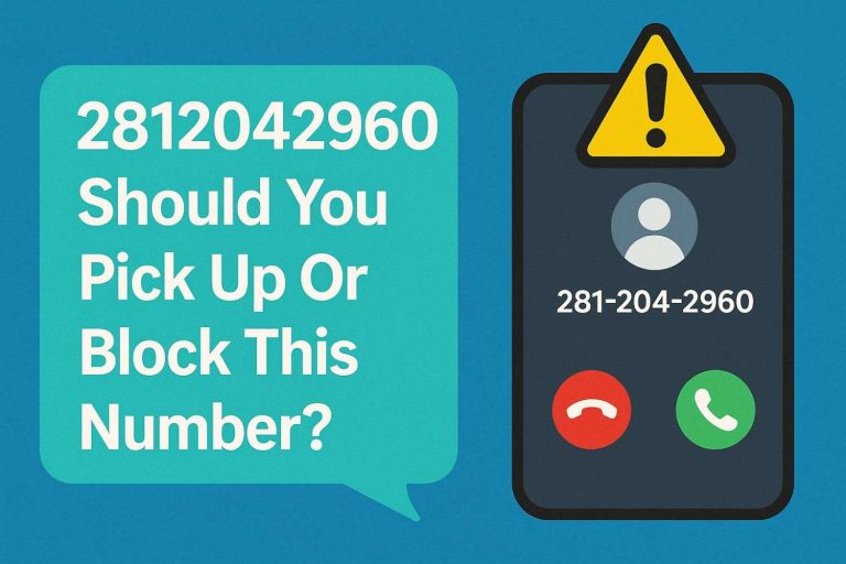2812042960: Should You Pick Up Or Block This Number?