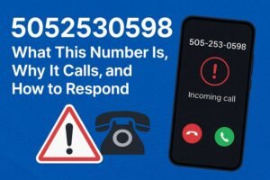 5052530598 — What This Number Is, Why It Calls, and How to Respond