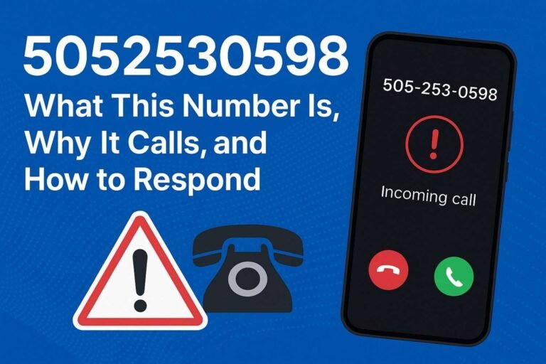 5052530598 — What This Number Is, Why It Calls, and How to Respond