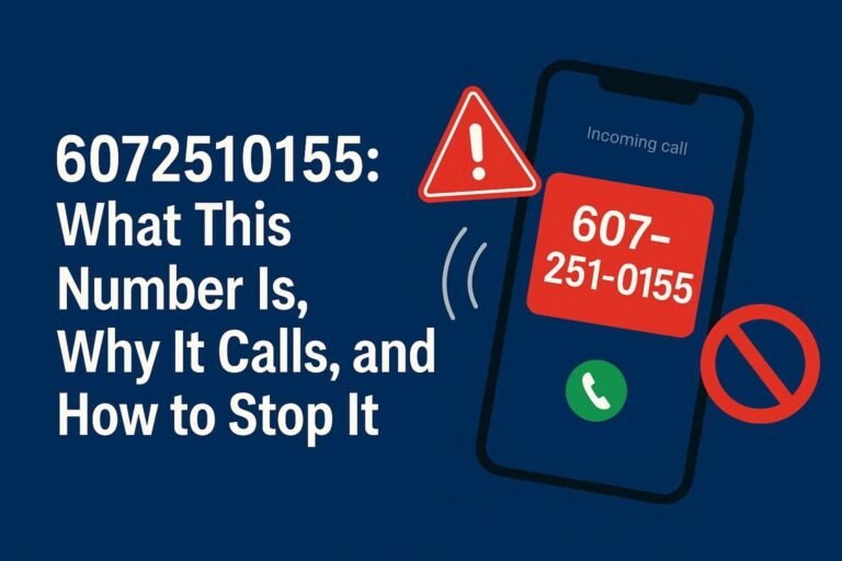 6072510155 What This Number Is, Why It Calls, and How to Stop It