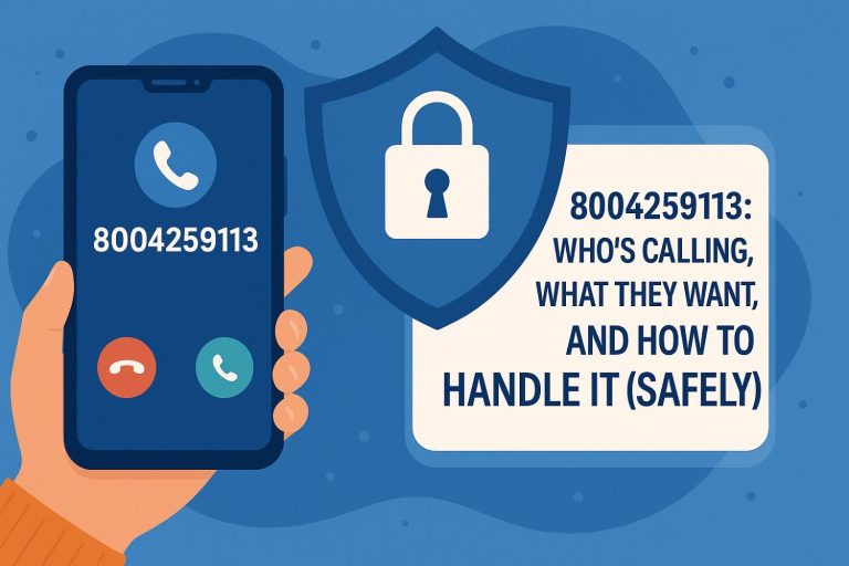8004259113: Who’s Calling, What They Want, and How to Handle It (Safely)