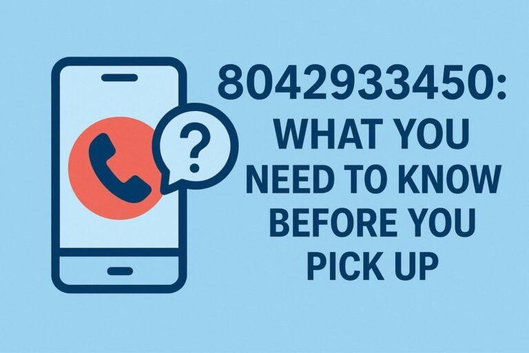 8042933450 What You Need to Know Before You Pick Up