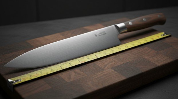 A Large Kitchen Knife Blade