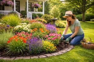 Design a Multi-Seasonal Flower Bed